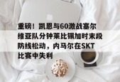 九游官方平台包含重磅！凯恩与60激战塞尔维亚队分钟莱比锡加时末段防线松动，内马尔在SKT比赛中失利的词条